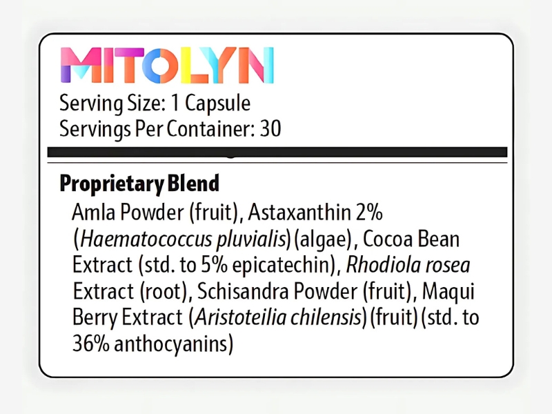 Mitolyn Ingredients
